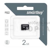 Карта памяти 2 Гб MicroSD Smartbuy без адаптера