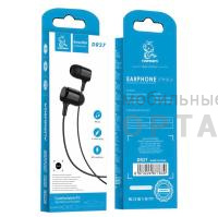 Наушники проводные внутриканальные VDENMENV Beautiful DR27 чёрный , (ТОВАР НЕ УПАКОВАН. УПАКОВКА В КОМЛЕКТЕ.)  