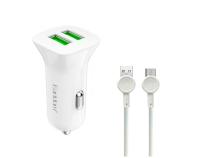 АЗУ Earldom ES-CC22, 2.4A, USB to Micro, белый