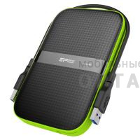 Жесткий диск HDD Siliсon Power  2 TB  A60 антиудар (122 см), чёрный, 2.5", USB 3.0