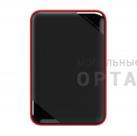 Жесткий диск HDD Siliсon Power  1 TB  A62S Armor, чёрный/красный, 2.5", USB 3.1
