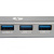 Кабель-концентратор USB 3.1 Type-Cm --> RJ-45+3port USB3.0(f)  Aluminum Shell VCOM <DH311A> (1/150)